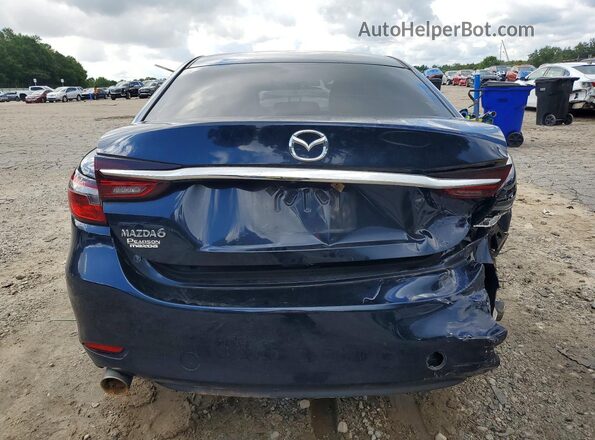 JM1GL1UM5L1510982 2020 MAZDA 6 Blue უკანა ხედი