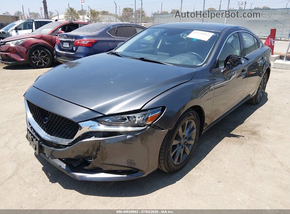 JM1GL1UM7K1510481 2019 MAZDA 6 Gray Передня ліва чверть