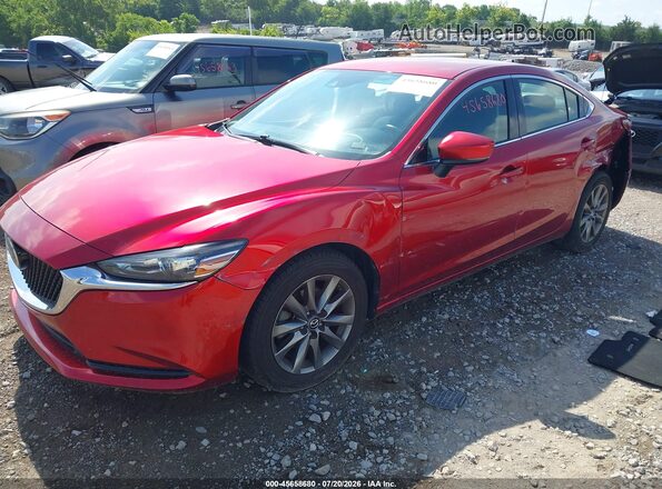 JM1GL1UM8L1517165 2020 MAZDA 6 Красный Передняя левая четверть