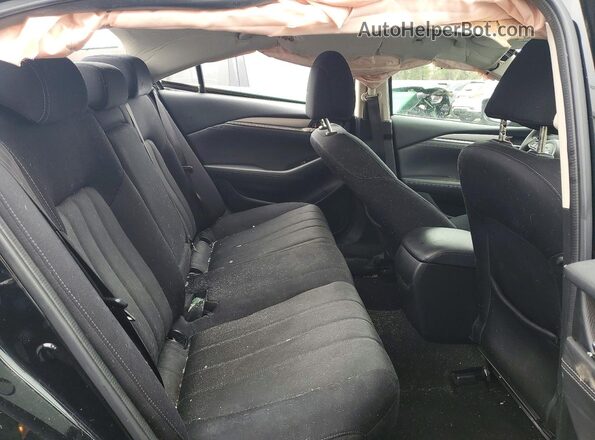 JM1GL1UM9L1514761 2020 MAZDA 6 Black უკანა სავარძლების ხედი