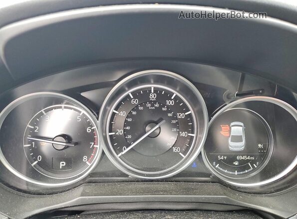 JM1GL1UM9L1514761 2020 MAZDA 6 Black ხელსაწყოთა პანელის ხედი