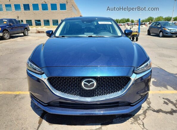 JM1GL1UM9L1518910 2020 MAZDA 6 Blue Widok z przodu
