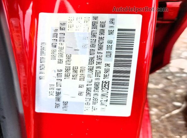 JM1GL1UMXJ1325596 2018 MAZDA 6 Red Engine compartment view