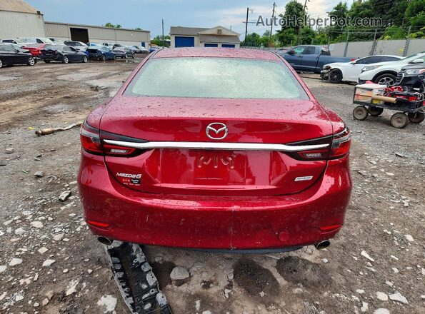 JM1GL1UMXJ1325596 2018 MAZDA 6 Red Rear view