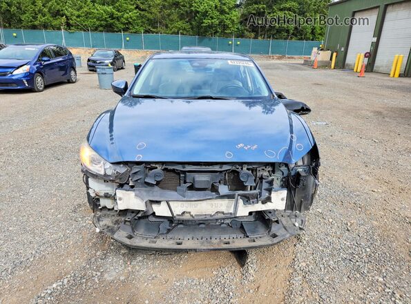 JM1GL1V50H1103649 2017 MAZDA 6 Blue Widok z przodu