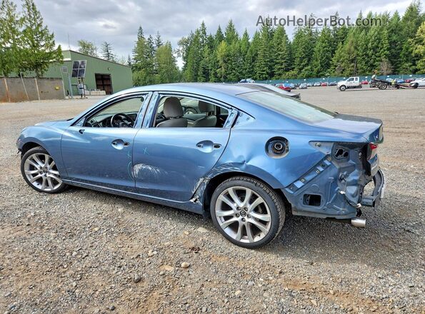 JM1GL1V50H1103649 2017 MAZDA 6 Blue Tył lewy
