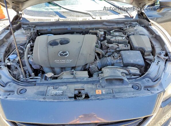 JM1GL1V50H1122914 2017 MAZDA 6 Charcoal უკანა სალონის ხედი