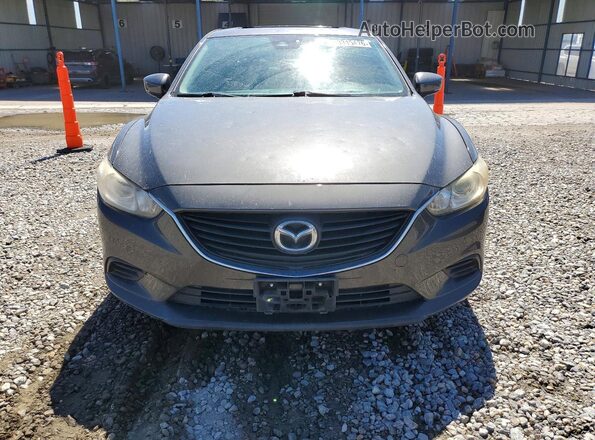JM1GL1V50H1122914 2017 MAZDA 6 Charcoal წინა ხედი