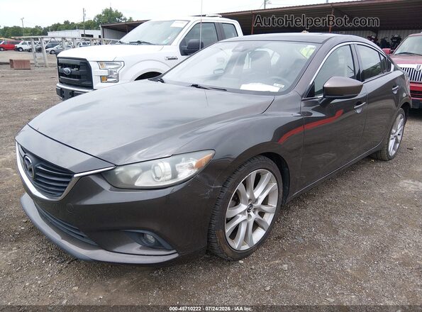 JM1GL1V51H1112618 2017 MAZDA 6 Brown Vista tres cuartos delantera izquierda