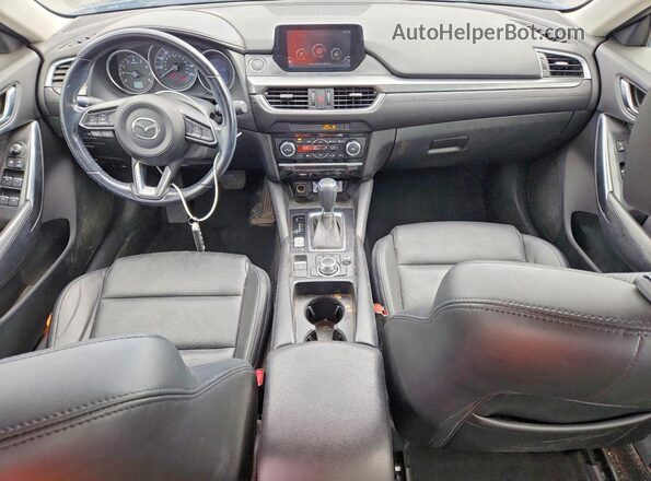 JM1GL1V51H1124736 2017 MAZDA 6 Blue Вид панелі приладів