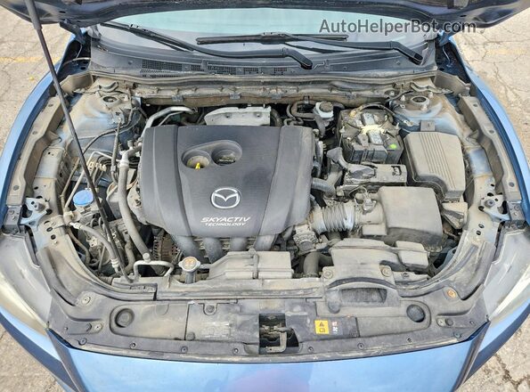 JM1GL1V51H1124736 2017 MAZDA 6 Blue Вид задньої частини салону