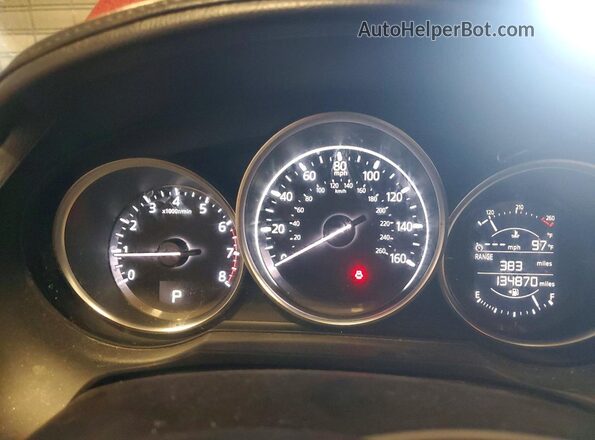 JM1GL1V51H1130746 2017 MAZDA 6 Бордовый Вид щитка приборов