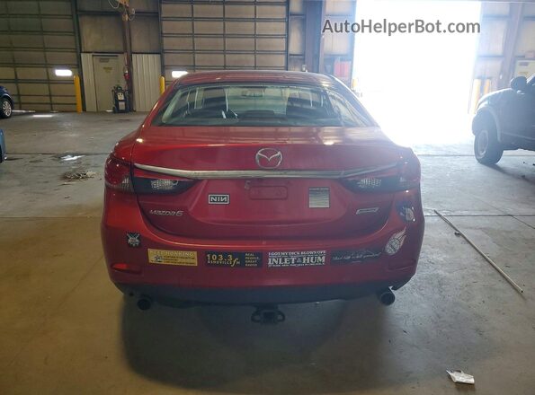 JM1GL1V51H1130746 2017 MAZDA 6 Бордовый Вид сзади