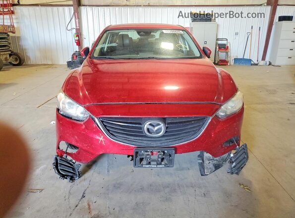 JM1GL1V51H1130746 2017 MAZDA 6 Бордовый Вид спереди
