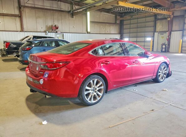 JM1GL1V51H1130746 2017 MAZDA 6 Бордовый Задняя правая четверть
