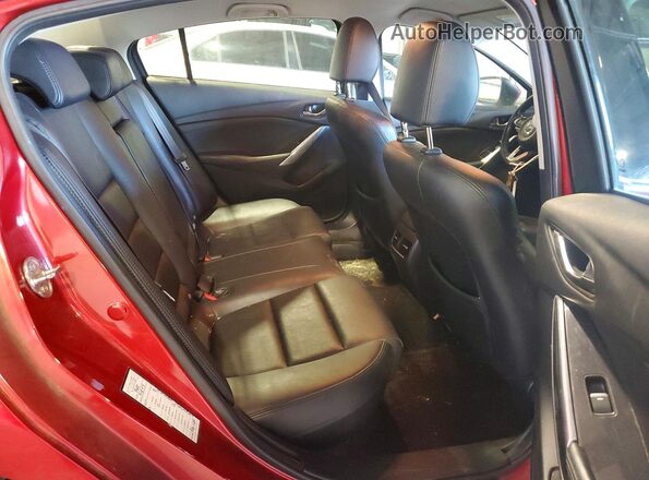 JM1GL1V51H1130746 2017 MAZDA 6 Бордовый Вид задних сидений