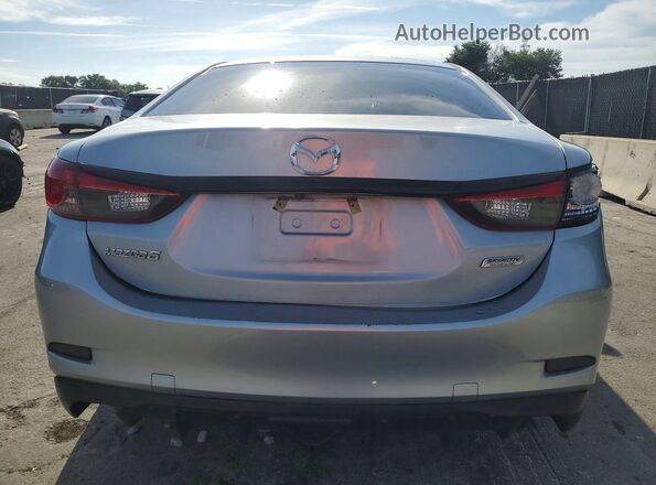 JM1GL1V51H1143125 2017 MAZDA 6 Silver უკანა ხედი