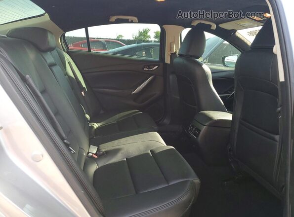 JM1GL1V51H1143125 2017 MAZDA 6 Silver უკანა სავარძლების ხედი