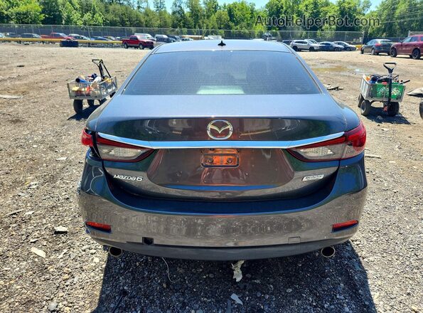 JM1GL1V51H1154660 2017 MAZDA 6 Gray Widok z tyłu