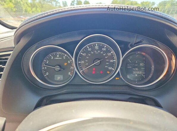 JM1GL1V51H1154660 2017 MAZDA 6 Gray Widok zestawu wskaźników