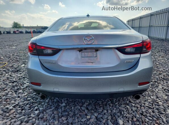 JM1GL1V52H1127578 2017 MAZDA 6 Silver Widok z tyłu