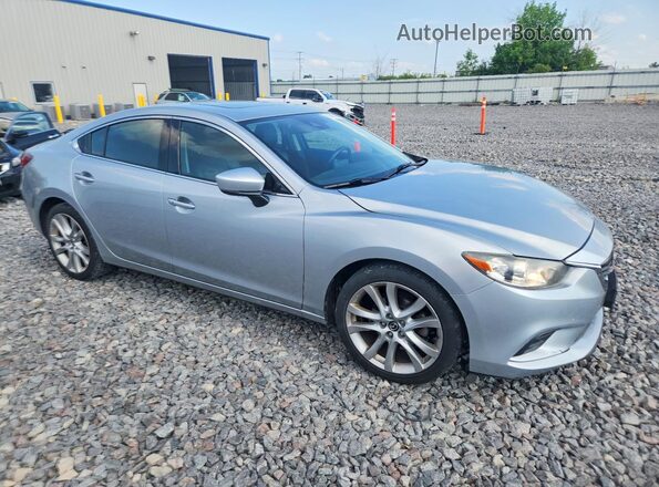 JM1GL1V52H1127578 2017 MAZDA 6 Silver Przód prawy