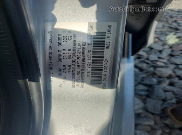 JM1GL1V52H1127578 2017 MAZDA 6 Silver Widok komory silnika