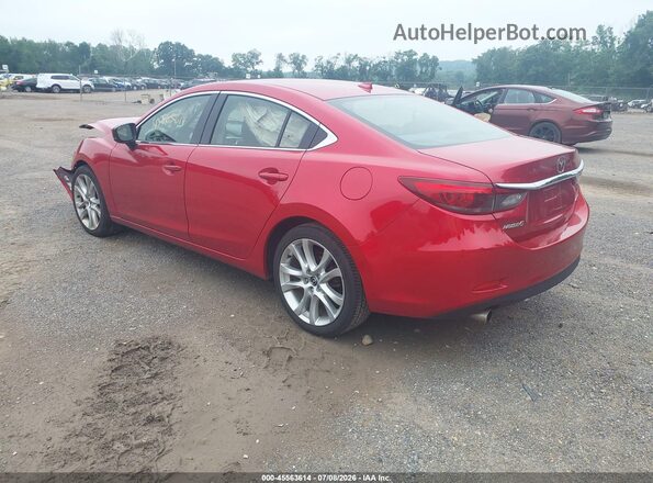 JM1GL1V53H1102334 2017 MAZDA 6 Red უკანა მარცხენა
