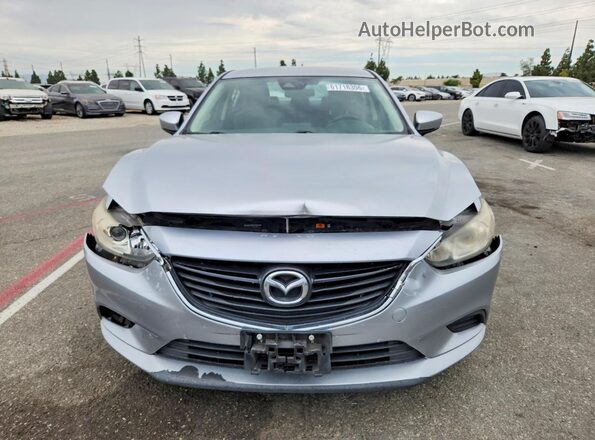 JM1GL1V53H1103953 2017 MAZDA 6 Gray Widok z przodu