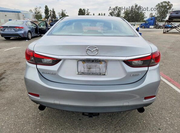 JM1GL1V53H1103953 2017 MAZDA 6 Gray Widok z tyłu