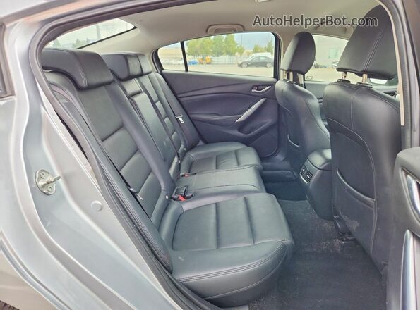 JM1GL1V53H1103953 2017 MAZDA 6 Gray Widok tylnych siedzeń