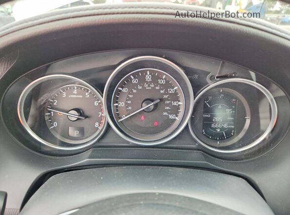 JM1GL1V53H1103953 2017 MAZDA 6 Gray Widok zestawu wskaźników