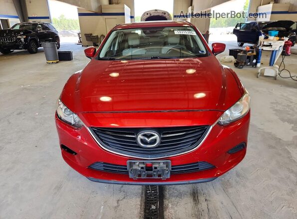 JM1GL1V53H1119330 2017 MAZDA 6 Red წინა ხედი