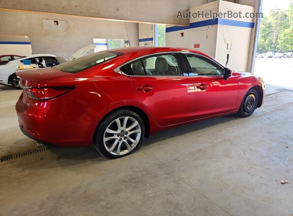 JM1GL1V53H1119330 2017 MAZDA 6 Red უკანა მარჯვენა