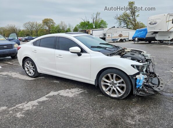 JM1GL1V53H1125614 2017 MAZDA 6 White Front right