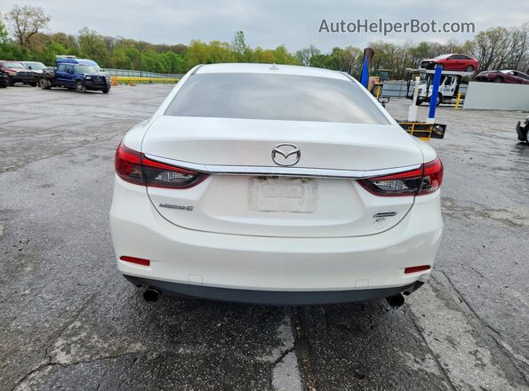 JM1GL1V53H1125614 2017 MAZDA 6 White Rear view