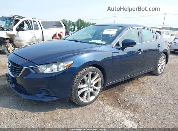 JM1GL1V53H1145202 2017 MAZDA 6 Dark Blue Front left