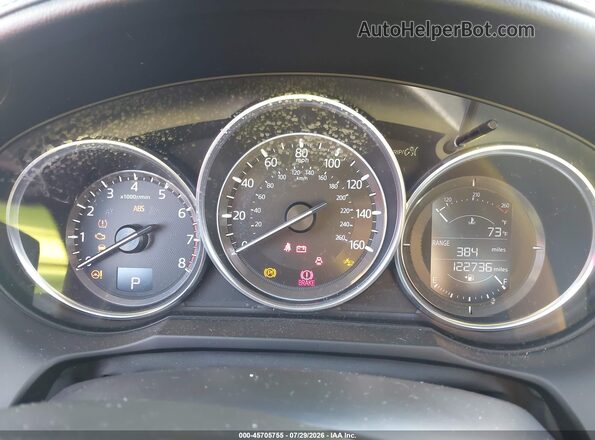 JM1GL1V53H1145703 2017 MAZDA 6 Blue Widok tylnych siedzeń