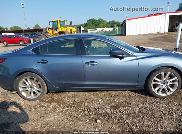 JM1GL1V53H1145703 2017 MAZDA 6 Blue Widok wnętrza z tyłu