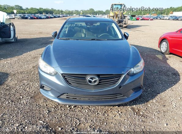 JM1GL1V53H1145703 2017 MAZDA 6 Blue Widok zestawu wskaźników