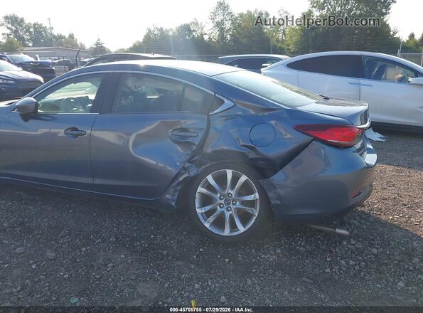 JM1GL1V53H1145703 2017 MAZDA 6 Blue Widok z przodu