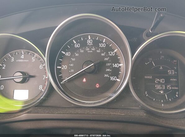JM1GL1V53H1152084 2017 MAZDA 6 Black Вид задніх сидінь