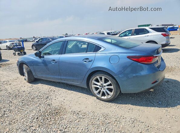JM1GL1V54H1114914 2017 MAZDA 6 Синий Задняя левая четверть