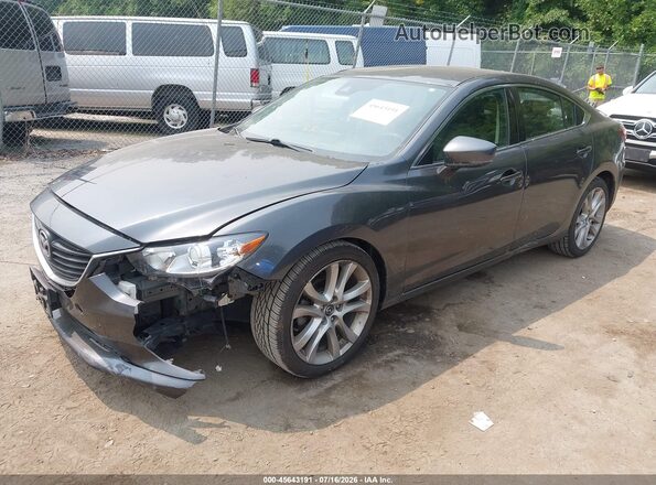 JM1GL1V55H1117031 2017 MAZDA 6 Gray Передня ліва чверть