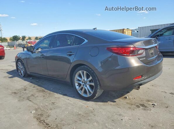 JM1GL1V55H1124240 2017 MAZDA 6 Brown Հետևի ձախ