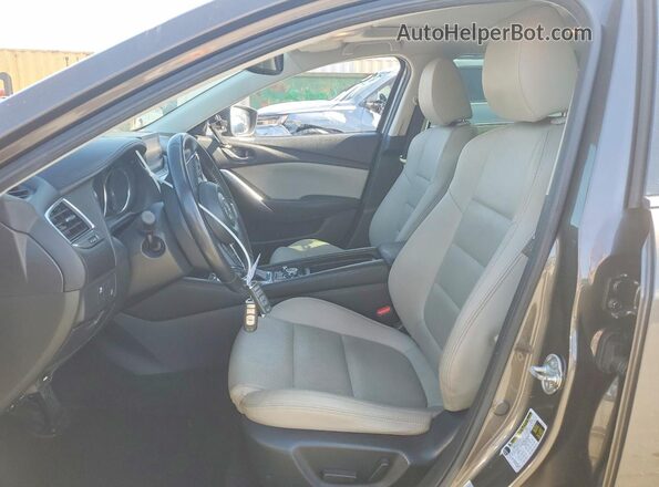 JM1GL1V55H1124240 2017 MAZDA 6 Brown Սալոնի դիմացի տեսք