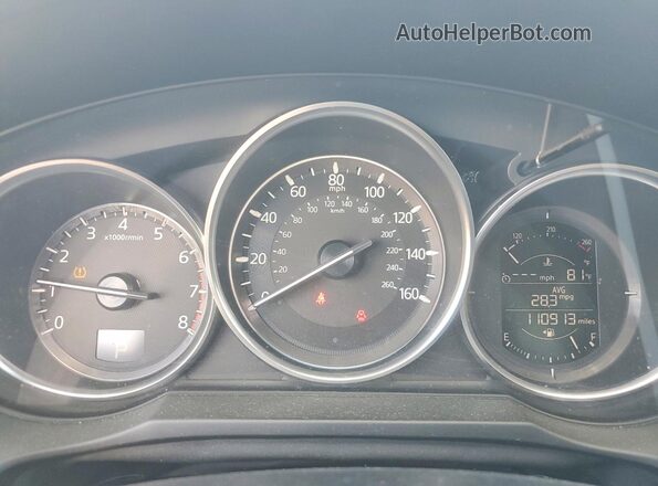 JM1GL1V55H1124240 2017 MAZDA 6 Brown Սարքավորումների վահանակի տեսք