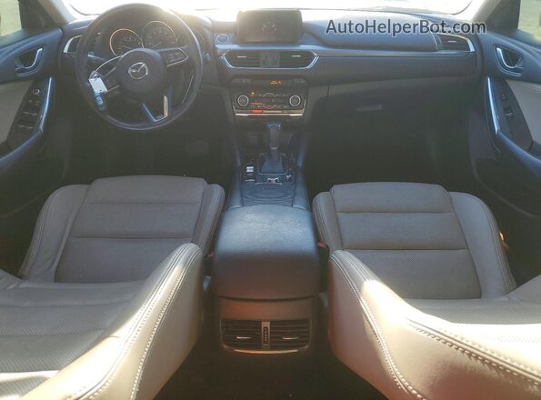 JM1GL1V55H1124240 2017 MAZDA 6 Brown Առջևի վահանակի տեսք