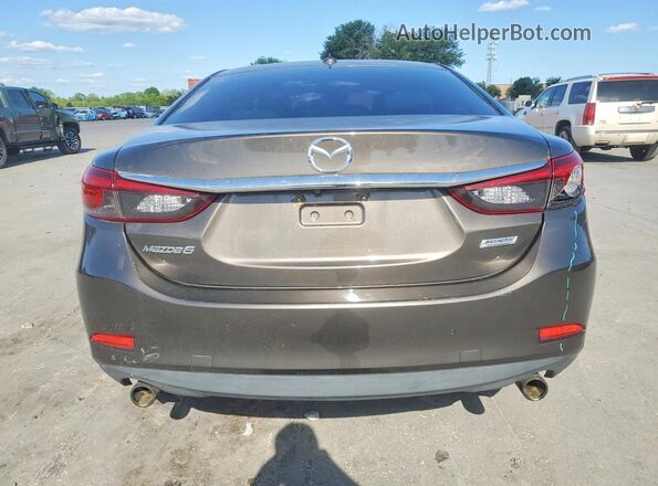 JM1GL1V55H1124240 2017 MAZDA 6 Brown Հետևի տեսք
