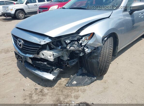 JM1GL1V55H1133603 2017 MAZDA 6 Gray წინა ხედი